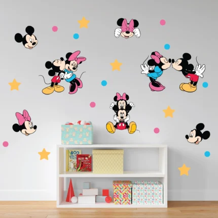 Stickere Mickey Mouse si Minnie Mouse