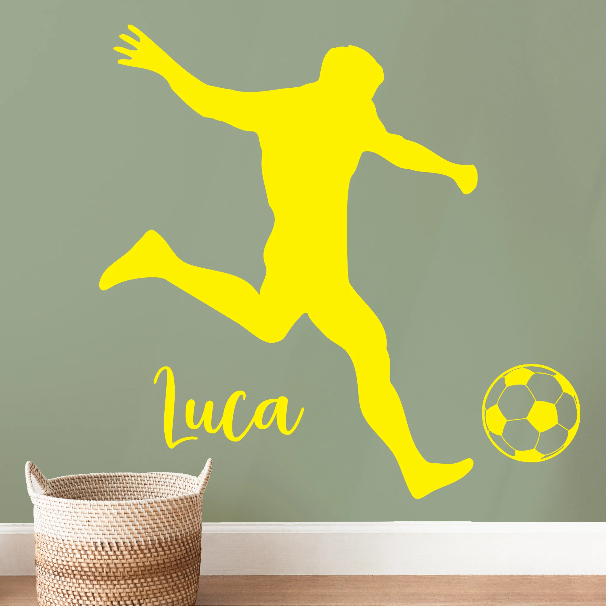 Sticker personalizat cu nume Footballplayer 3 Sticker personalizat cu nume Footballplayer 3