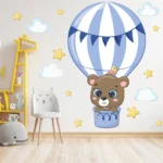 Sticker perete Ursulet albastru