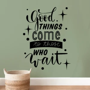 Sticker perete Good Things