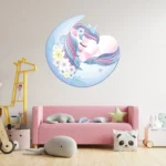 Sticker perete copii cu Unicorn