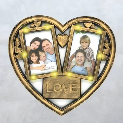 Rama foto colaj 2 poze cu lumini