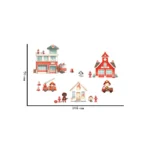 Sticker perete copii Pompieri