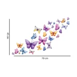 Sticker perete copii Fluturi Colorati