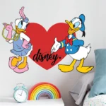 Sticker perete copii Donald si Daisy Duck