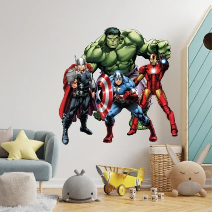 Sticker perete Supereroi Marvel