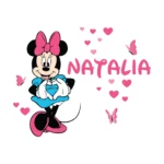 Sticker personalizat Minnie Mouse