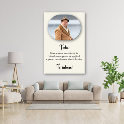 Tablou colaj personalizat Cadou pentru tata