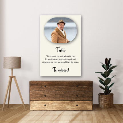 Tablou colaj personalizat Cadou pentru tata