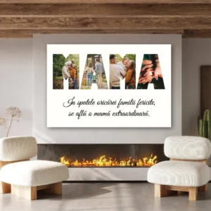 Tablou canvas colaj cadou pentru Mama