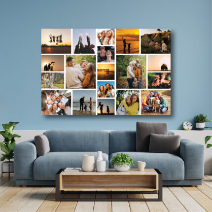 Tablou canvas personalizat cu 19 poze