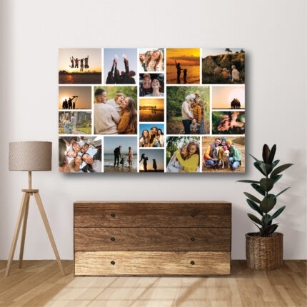 Tablou canvas personalizat cu 19 poze