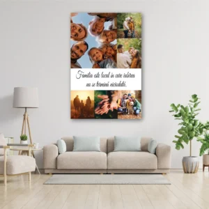 Tablou canvas colaj Despre Familie
