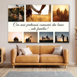 Tablou canvas colaj Familie 7 poze