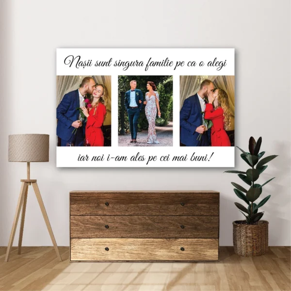 Tablou canvas colaj Cadou Pentru Nasi