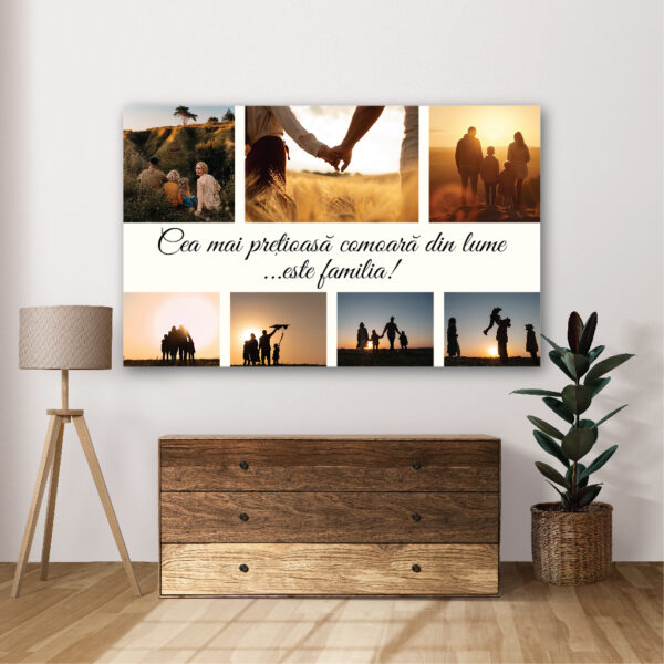 Tablou canvas colaj Familie 7 poze