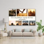 Tablou canvas colaj Familie 7 poze