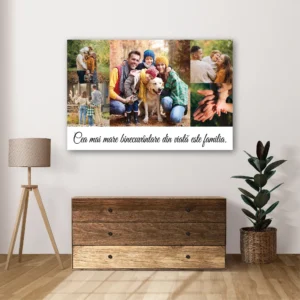 Tablou canvas colaj Familia