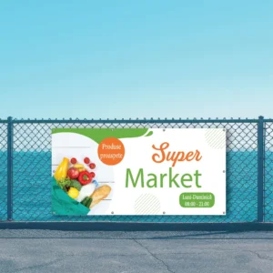 Banner Personalizat Supermarket