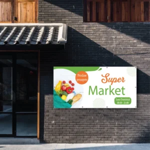 Banner Personalizat Supermarket