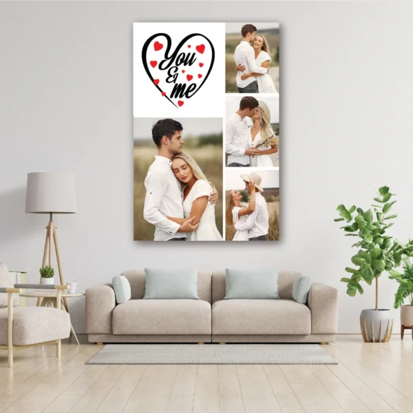 Tablou canvas personalizat You and Me