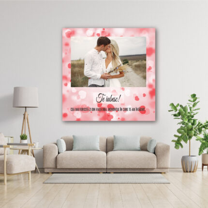 Tablou canvas personalizat Inimioare