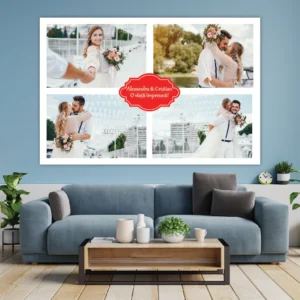 Tablou canvas colaj 4 poze