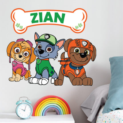 Sticker personalizat Paw Patrol