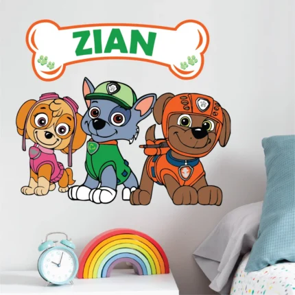 Sticker personalizat Paw Patrol
