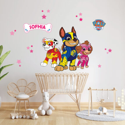 Sticker personalizat Patrula Catelusilor