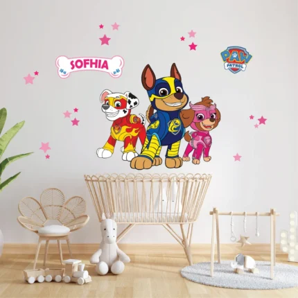 Sticker personalizat Patrula Catelusilor