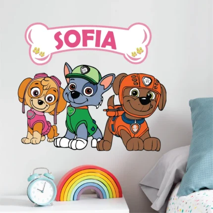 Sticker personalizat Paw Patrol