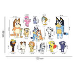 Stickere perete Bluey - imagine 4