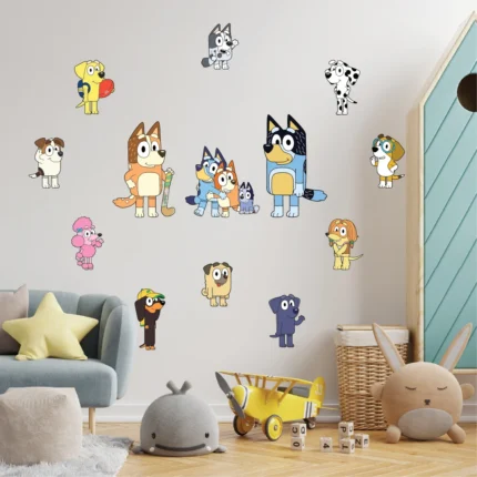 Stickere perete Bluey