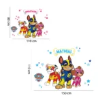 Sticker personalizat Patrula Catelusilor