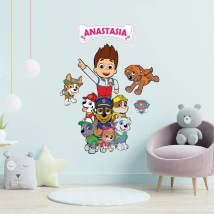 Stickere personalizate Paw Patrol