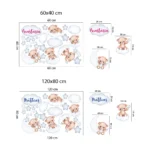 Sticker personalizat perete Ursuleti