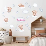 Sticker personalizat perete Ursuleti