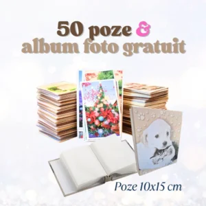 Print poze 50 bucati album foto cadou