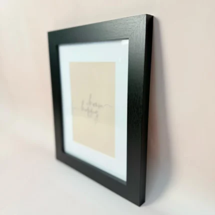 Rama Foto din Lemn Negru 10x15cm