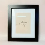 Rama Foto din Lemn Negru 10x15cm