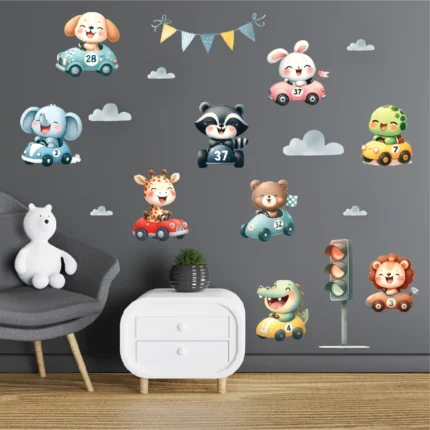 Stickere perete copii animale