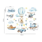 Autocolant personalizat Ursulet