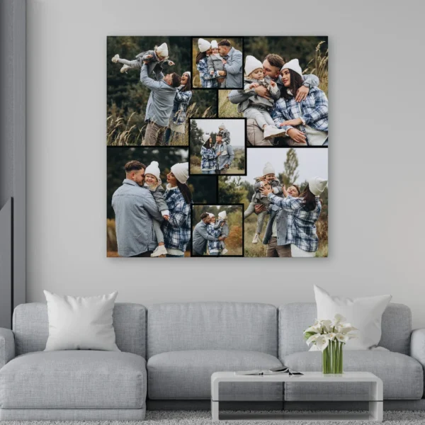 Tablou canvas personalizat colaj 6 poze