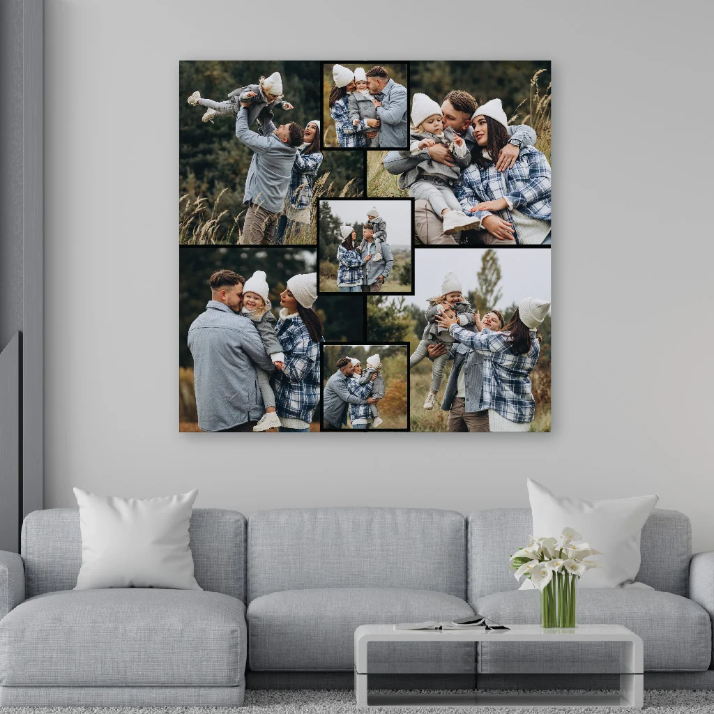 Tablou canvas personalizat colaj 6 poze