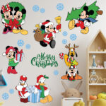Stickere Craciun Mickey Minnie