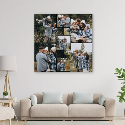 Tablou canvas personalizat colaj 6 poze