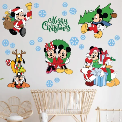 Stickere Craciun Mickey Minnie