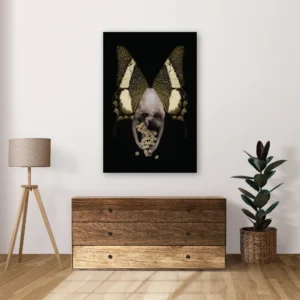 Tablou Canvas Butterfly Gold