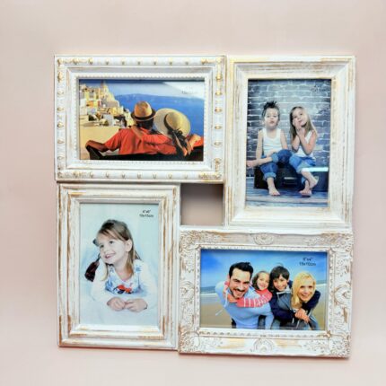 Rama foto alb vintage 4 poze